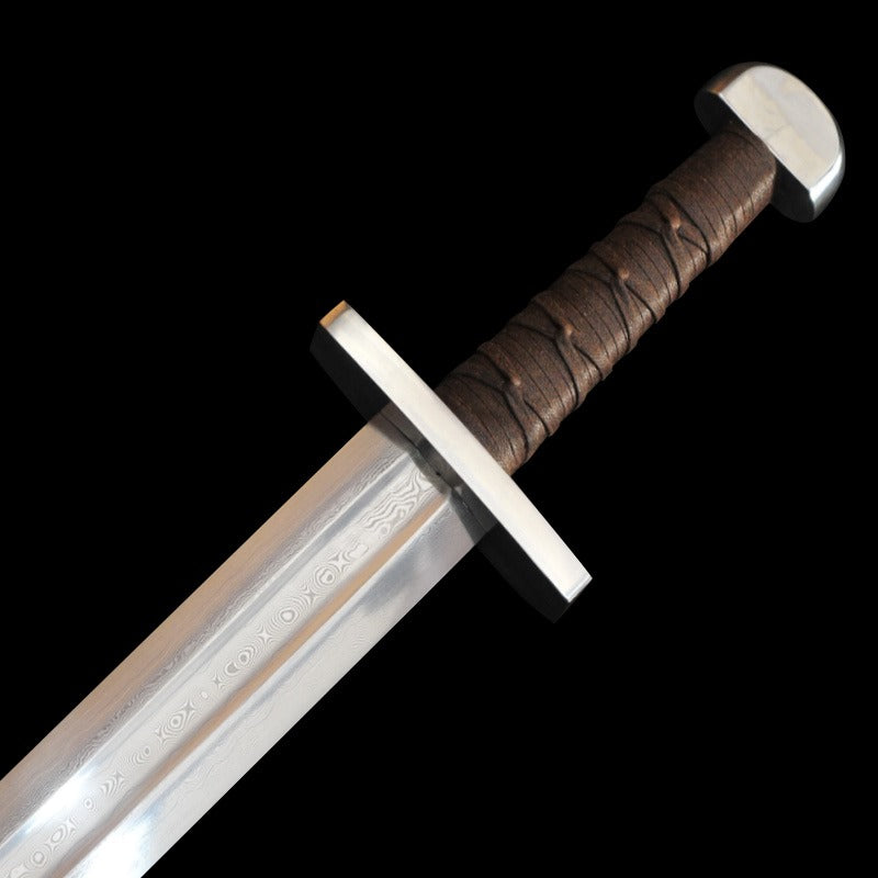 Hand Forged Viking Sword Damascus Folded Steel